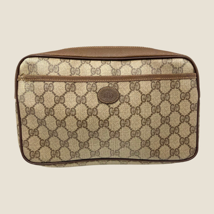 Vintage Gucci GG Accessory Collection Cosmetic Clutch