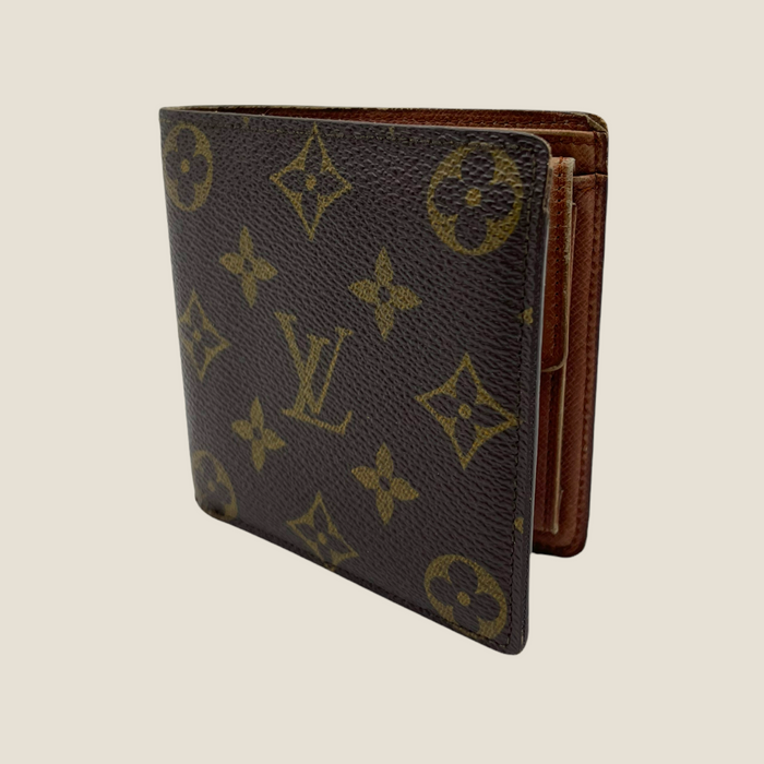 Louis Vuitton Bifold Wallet for Men Porte Feuille Marco Monogram
