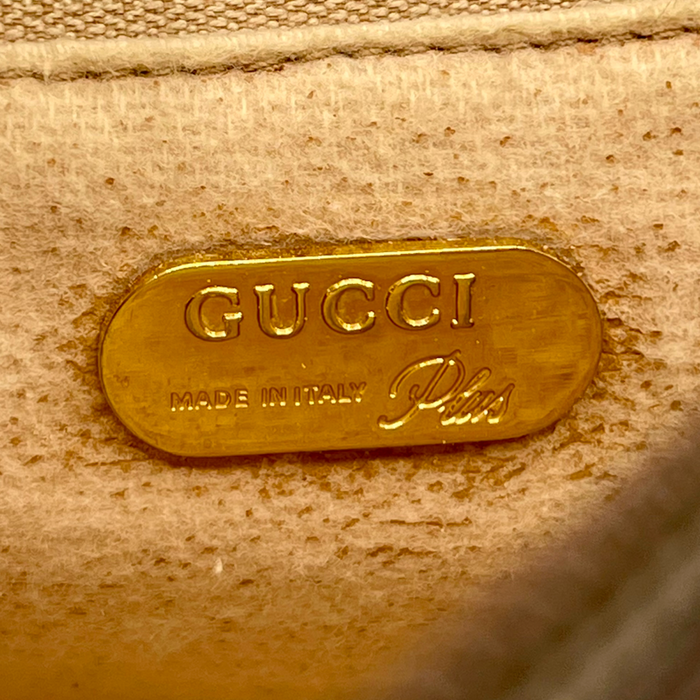 Vintage Gucci GG Plus PVC Canvas Crossbody