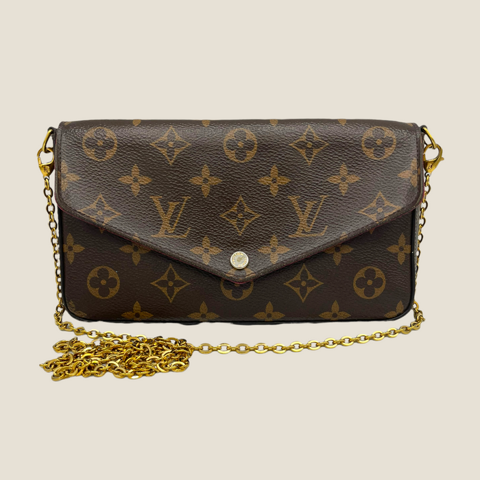 Louis Vuitton Monogram Felicie Pochette Clutch Purse– RELUXX