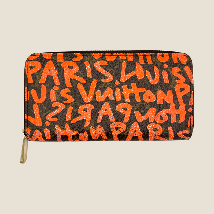 Limited Edition Louis Vuitton x Stephen Sprouse Orange Graffiti Zippy