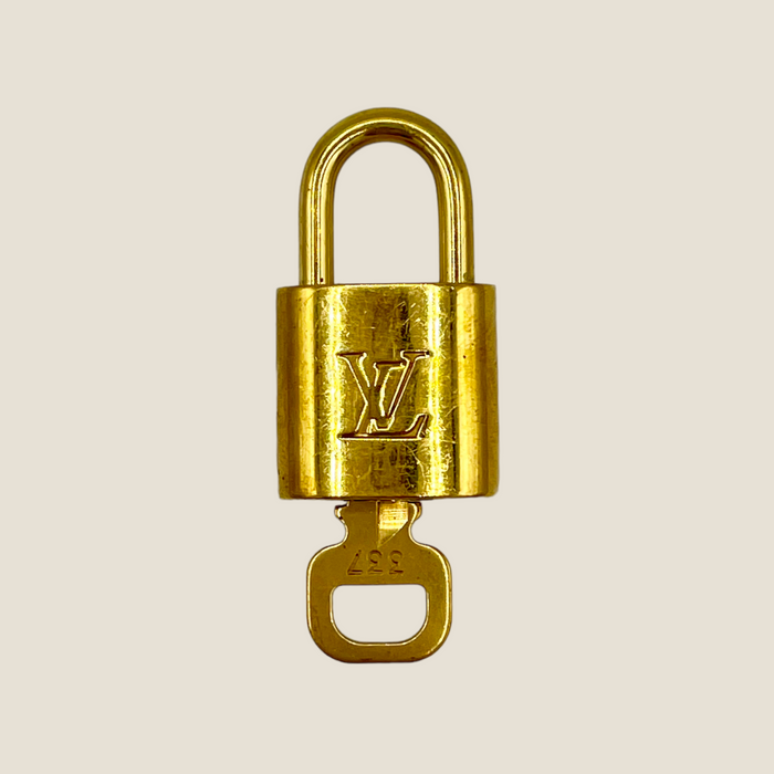 Louis Vuitton Padlock & Key Set No. 337
