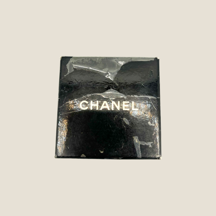 Vintage Chanel CC Logo Gold Plated Clip-on Earrings