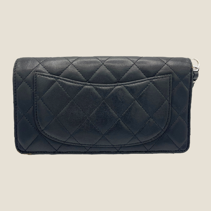 Chanel Quilted Matelasse Lambskin Wallet