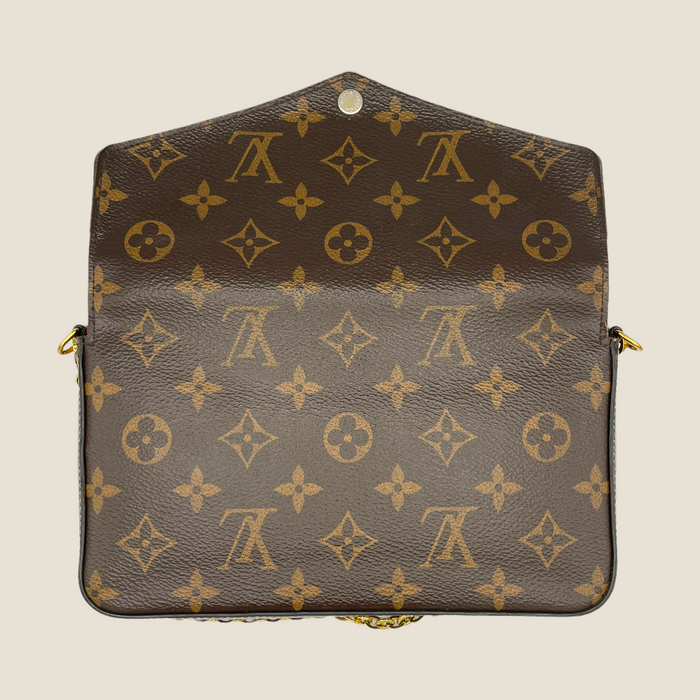 Louis Vuitton Monogram Felicie Pochette Clutch Purse