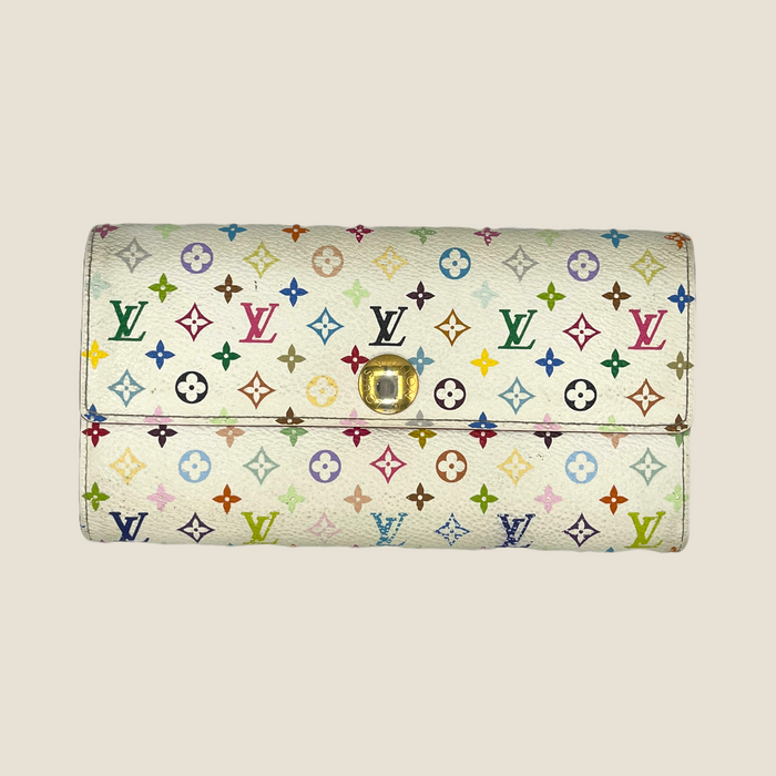 Louis Vuitton x Takashi Murakami Multicolor Sarah Wallet
