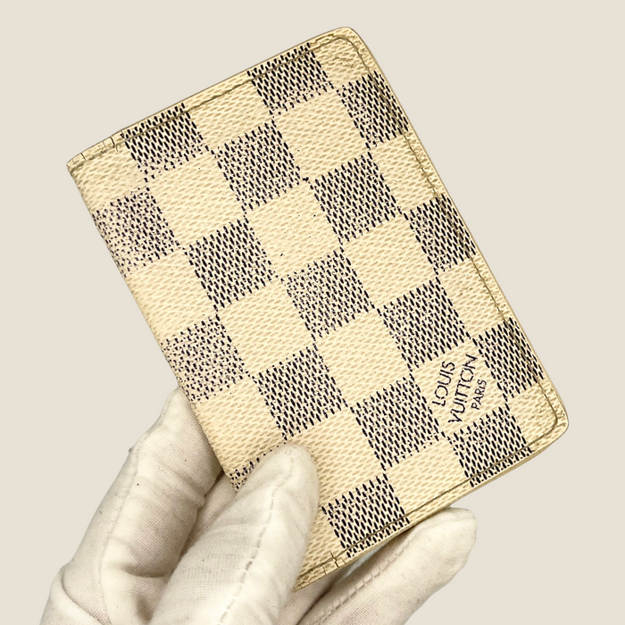 Louis Vuitton 2008 Damier Azur Pattern Pocket Organizer - White Wallets,  Accessories - LOU776728
