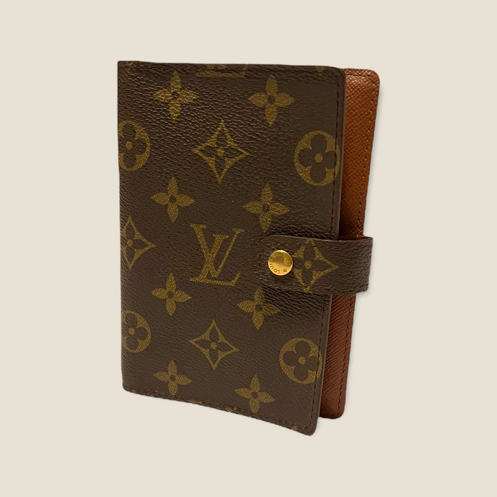 Auth Louis Vuitton Planner Cover Monogram Vivienne Couverture