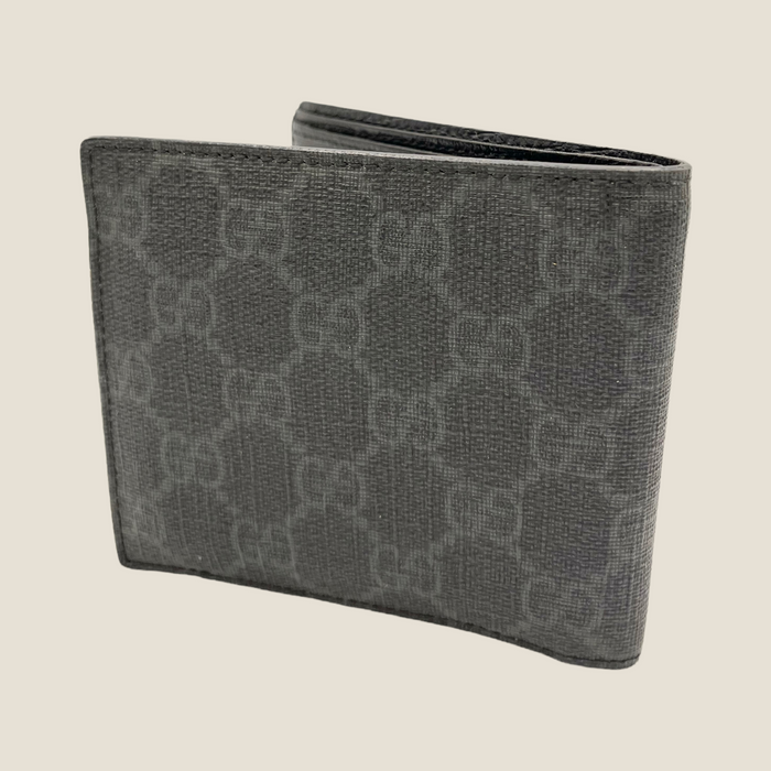 Gucci GG Canvas Black Bifold Wallet